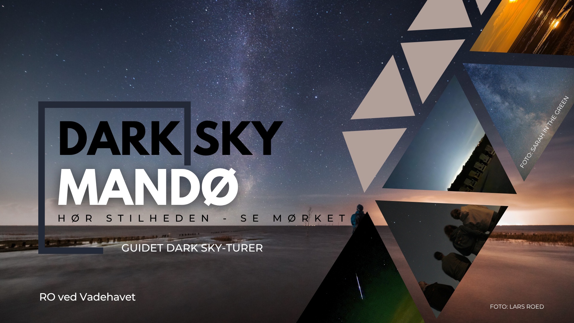 Dark Sky ture til Mandø - fælles kørsel i egne biler