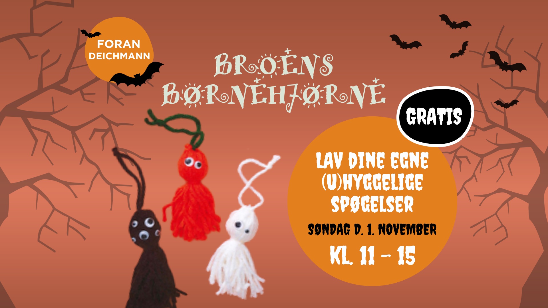 Make your own cute or spooky ghosts!