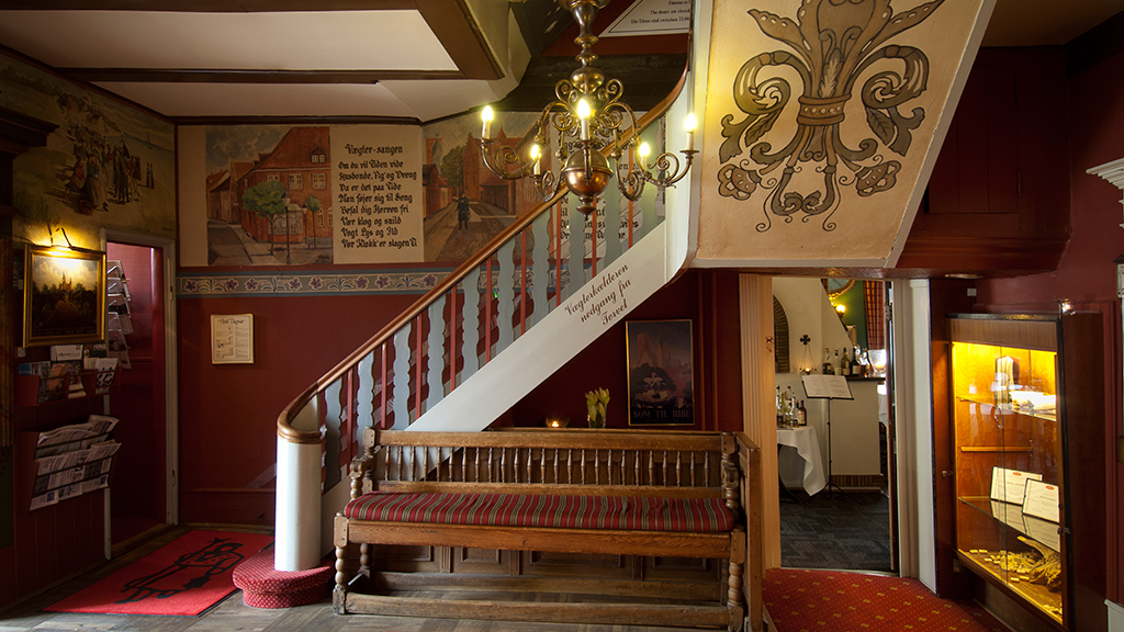 Hall at Hotel Dagmar in Ribe