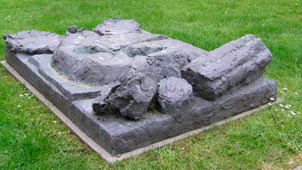 Grave monument to the poet Ambrose Stub