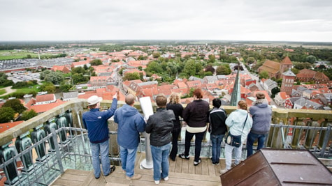 View from the Civic Tower in Ribe Cathedral