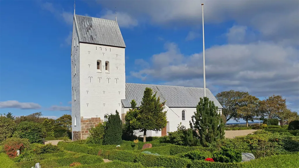 Lønborg Church seen from the outside
