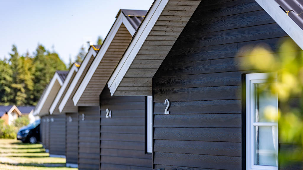 Cabins model 2 on StjerneCamping, Vejers Strand