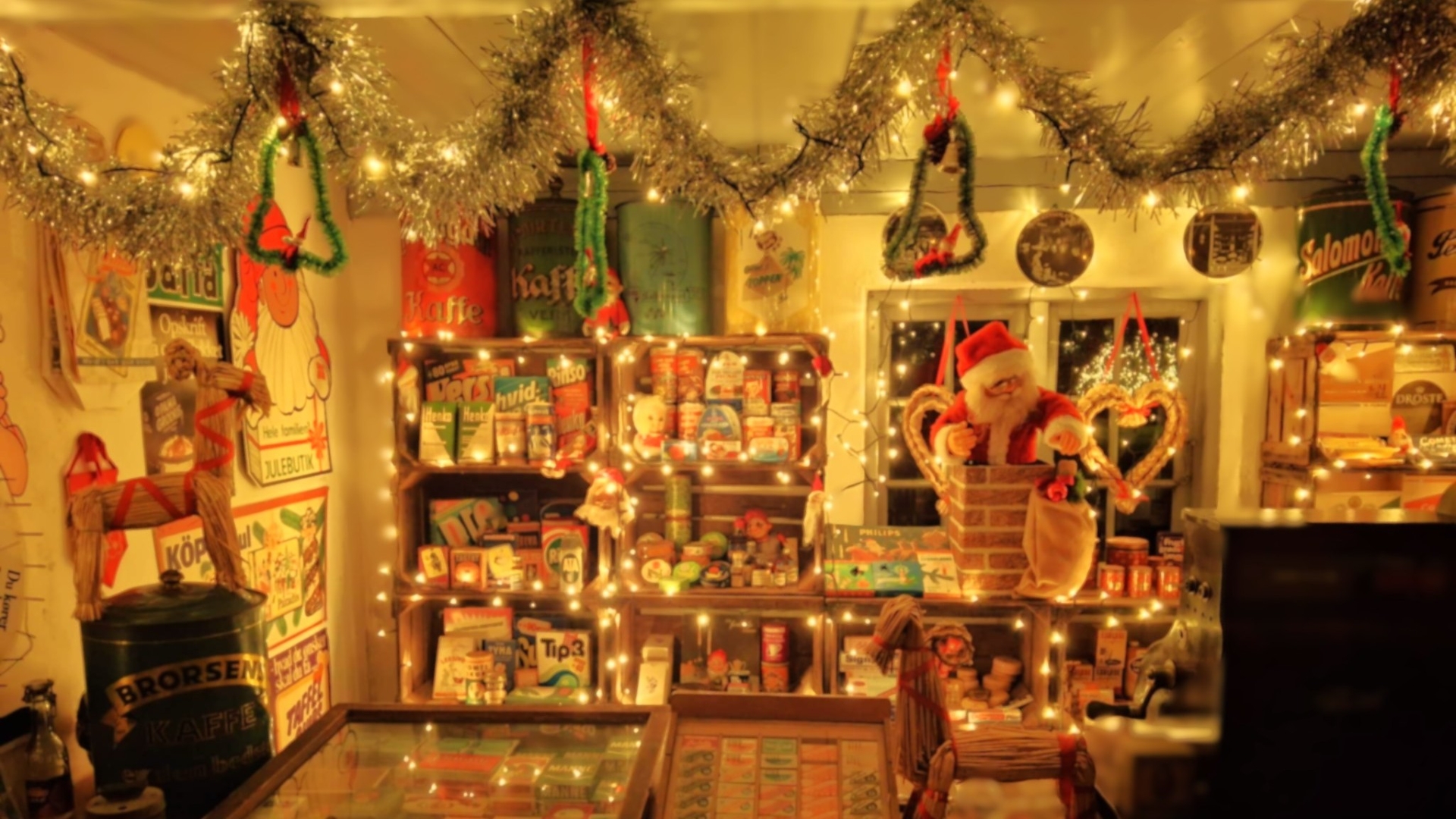 Julelys og julepynt Gåsemandens Gård