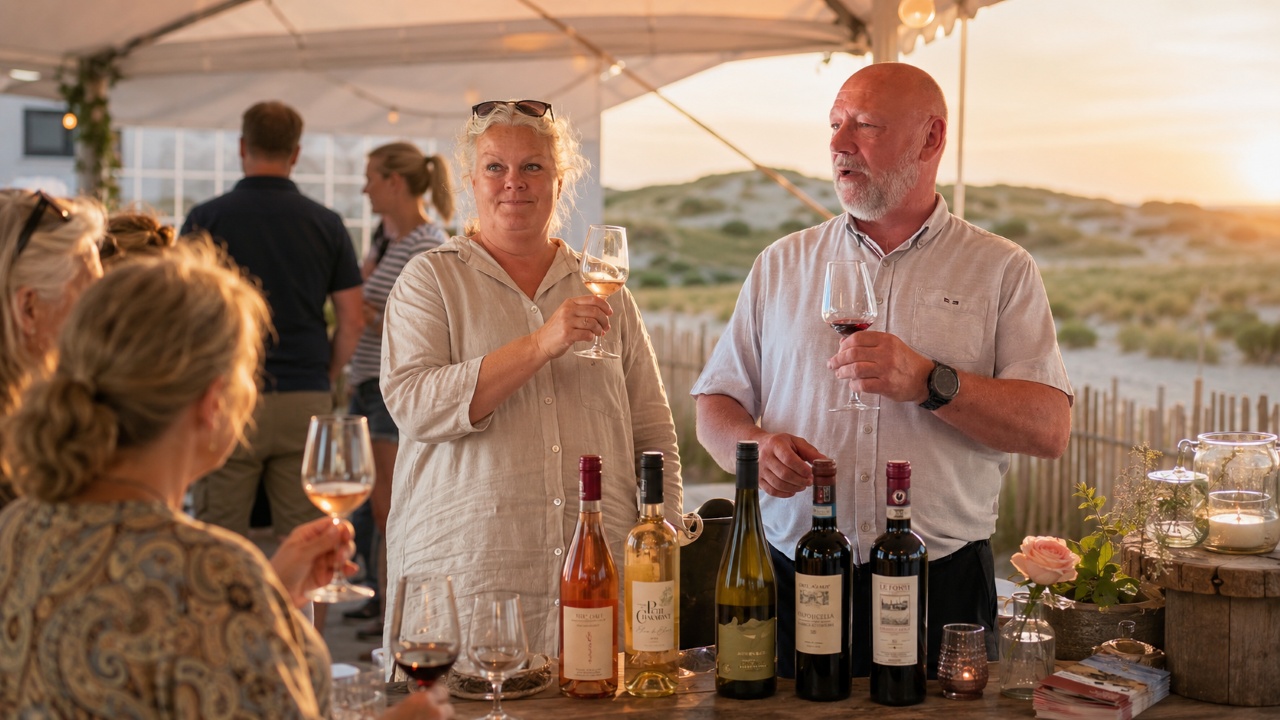 Weinverkostung mit AcourA Vin im Festzelt