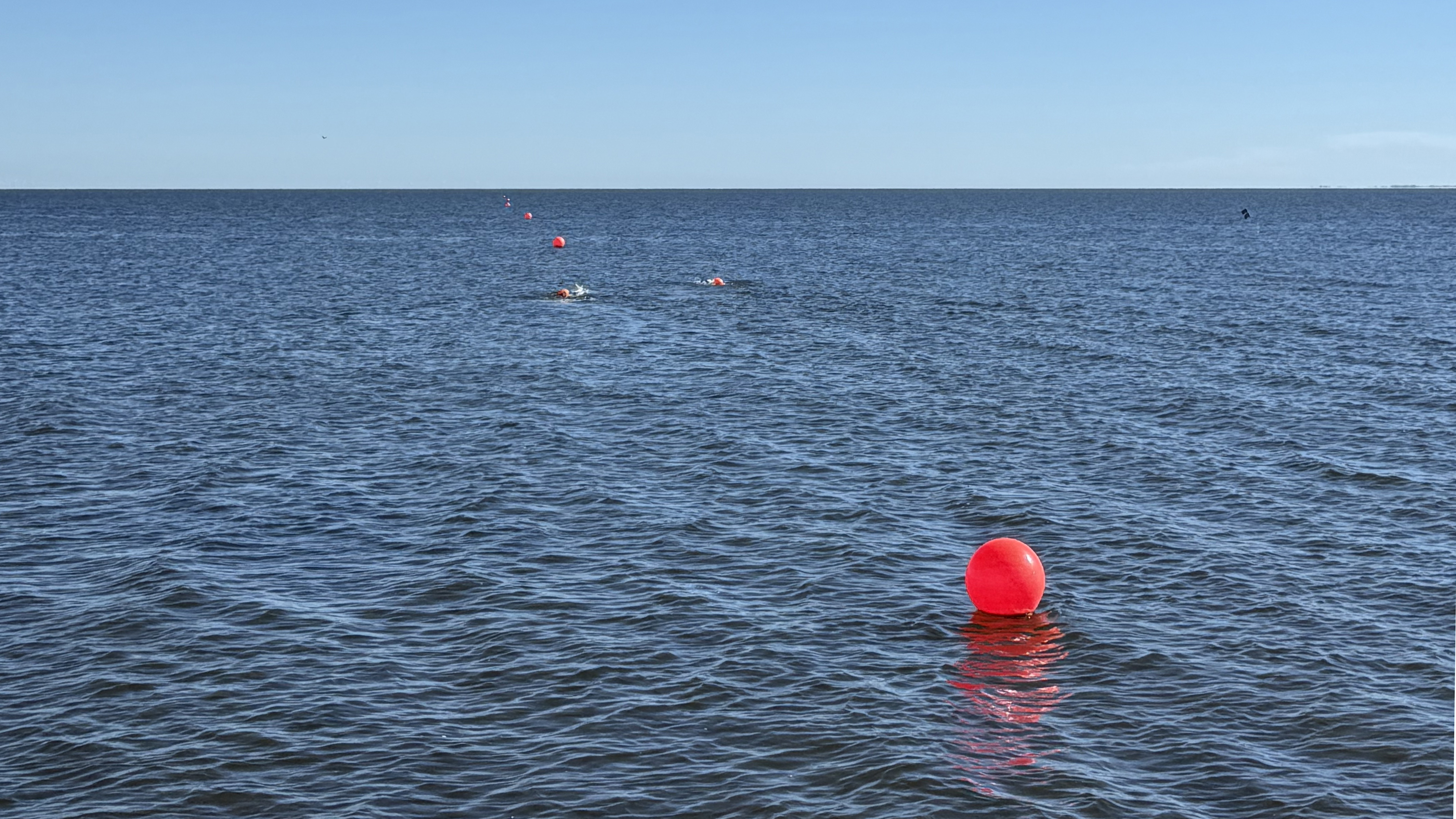 Udendørs svømmebane i Ringkøbing Fjord