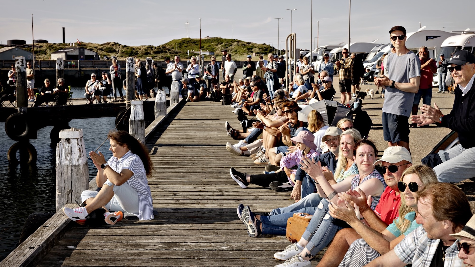 Sankt Hans, Sluseøen Hvide Sande