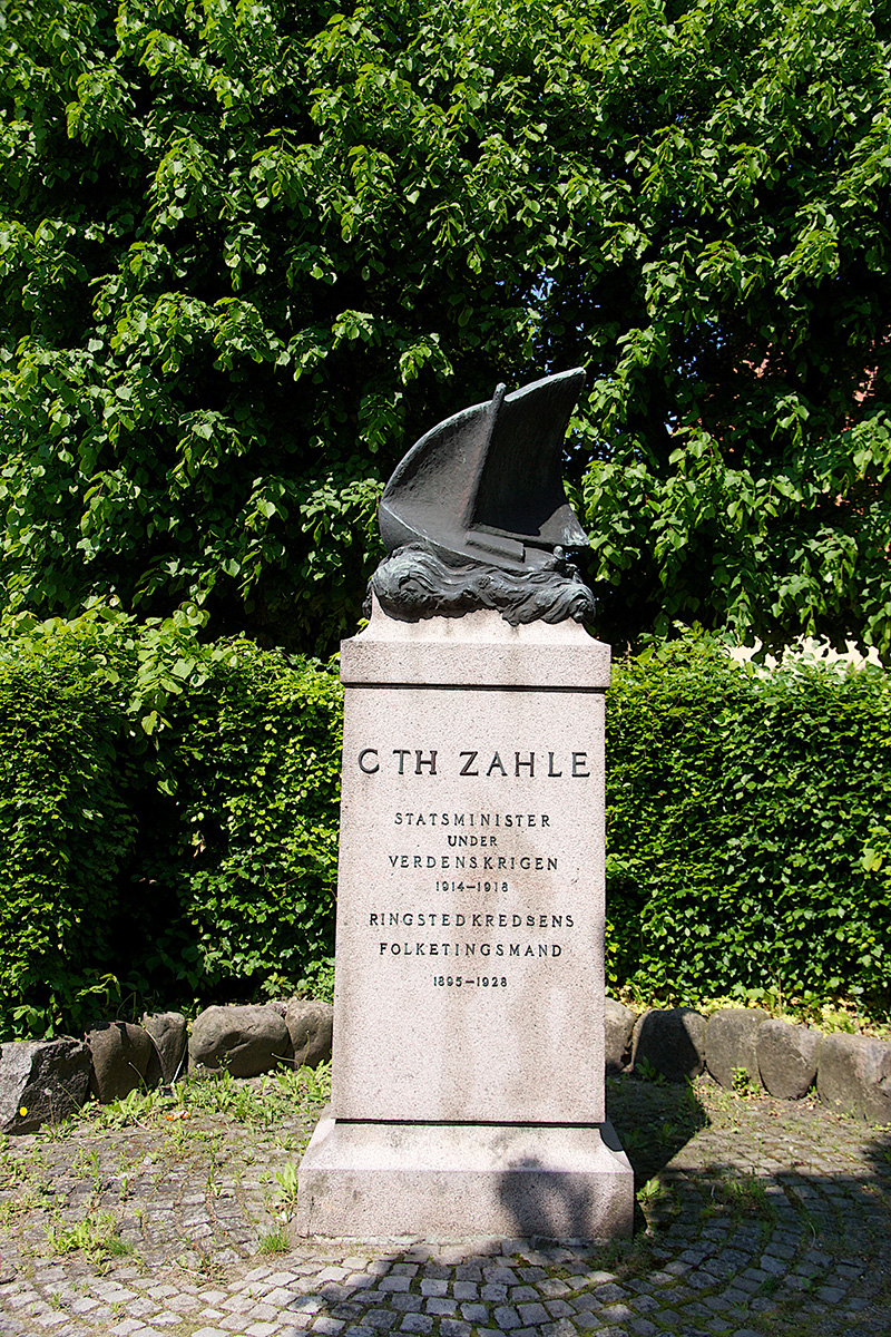 Carl Theodor Zahle Memory Stone