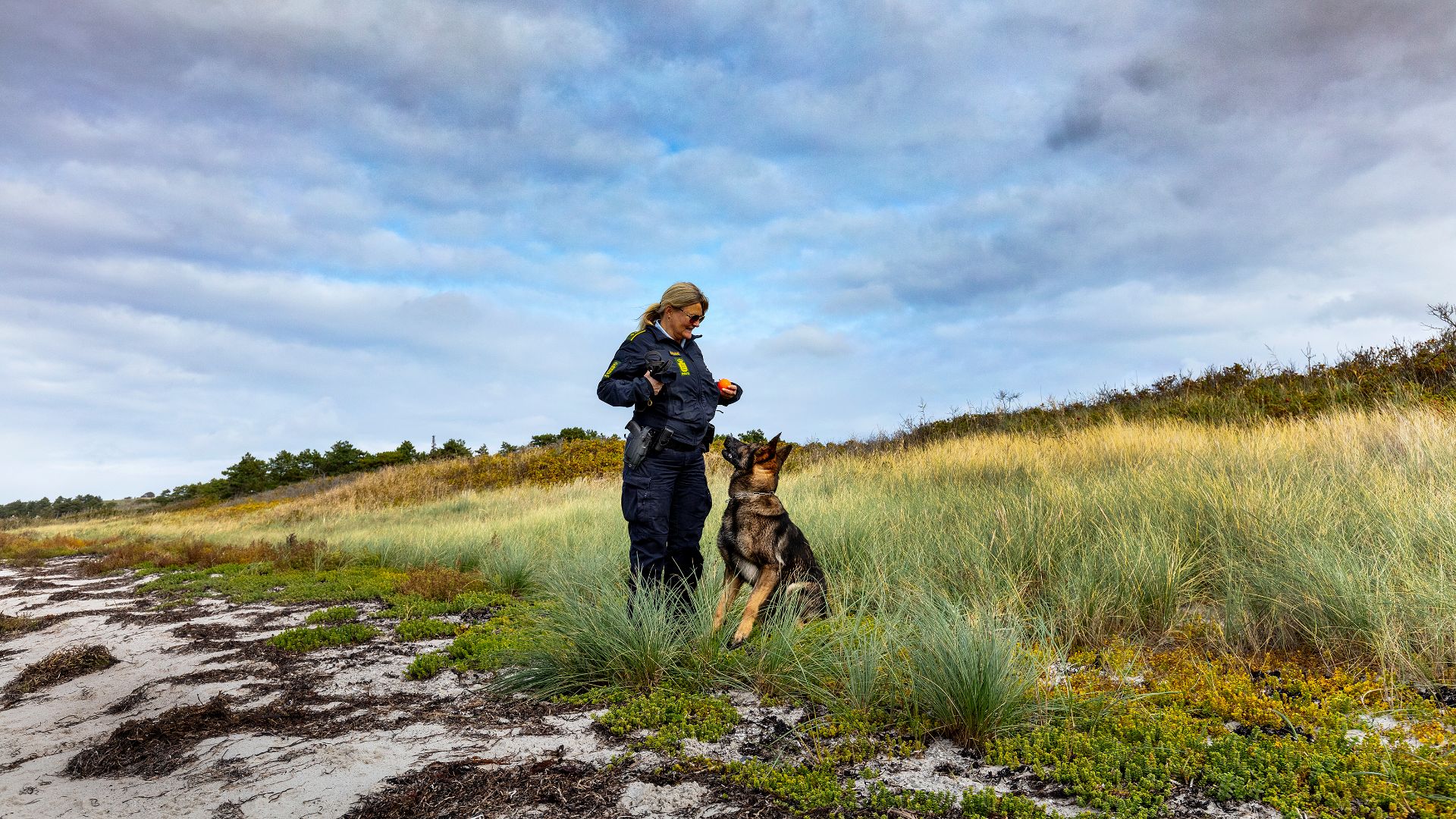 Puk passt auf Samsø auf