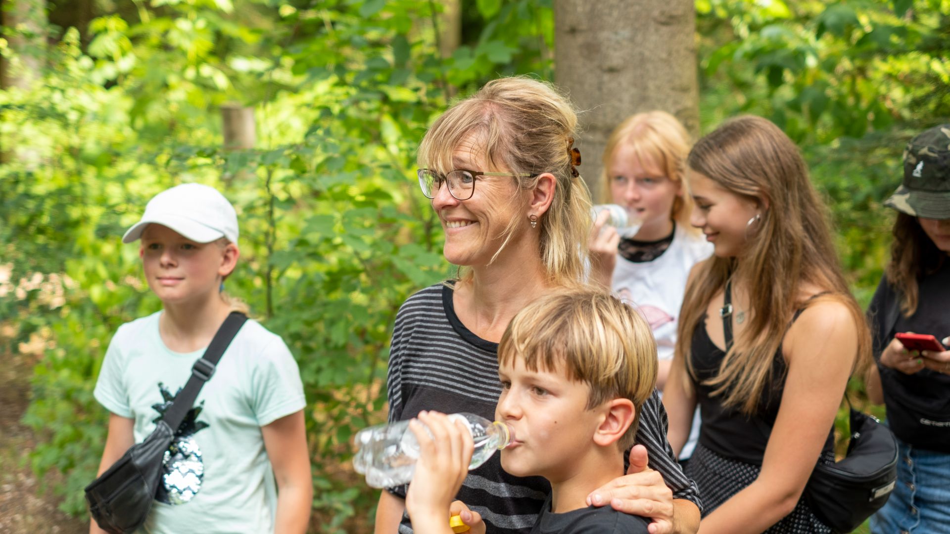 Glade gæster i Samsø Labyrinten