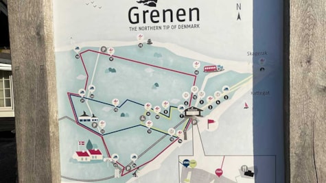 Kort over Grenensporet