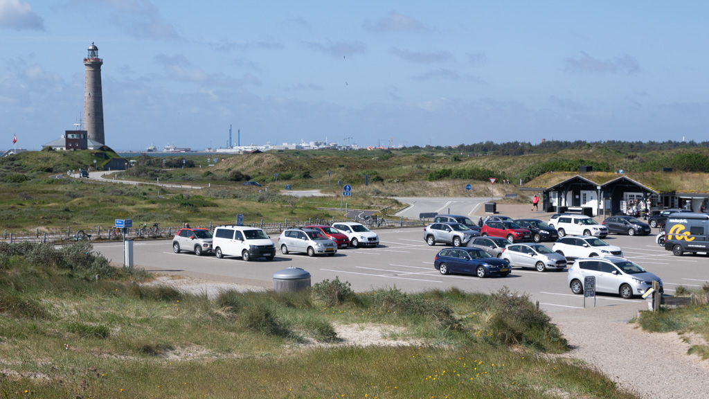 Accessibility and Parking lot at Grenen