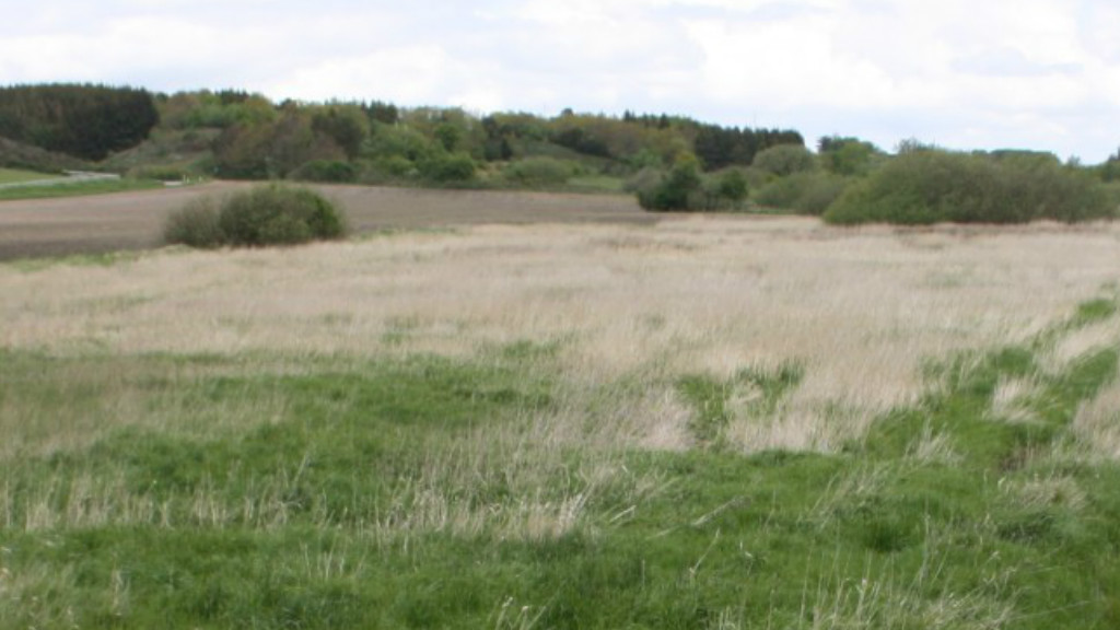 The hiking trails Kløverstierne in Lem
