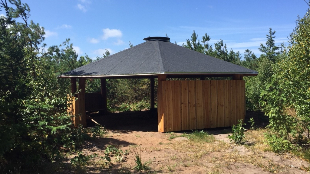 Shelter in Rønbjerg Forest