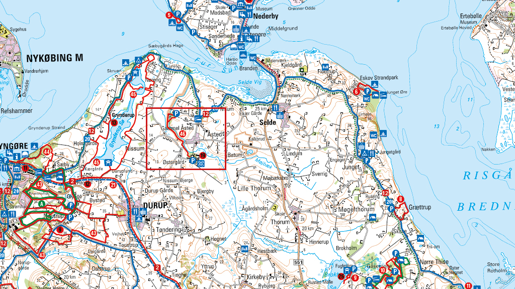 Østergaard - vandretur - 5,1 km