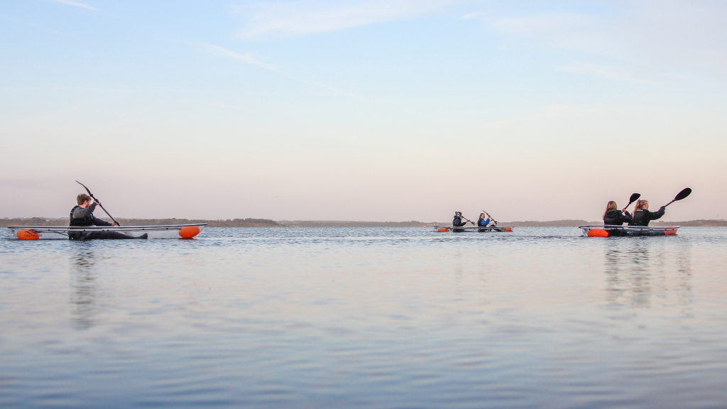 Sunset trips in GLASS KAYAK®