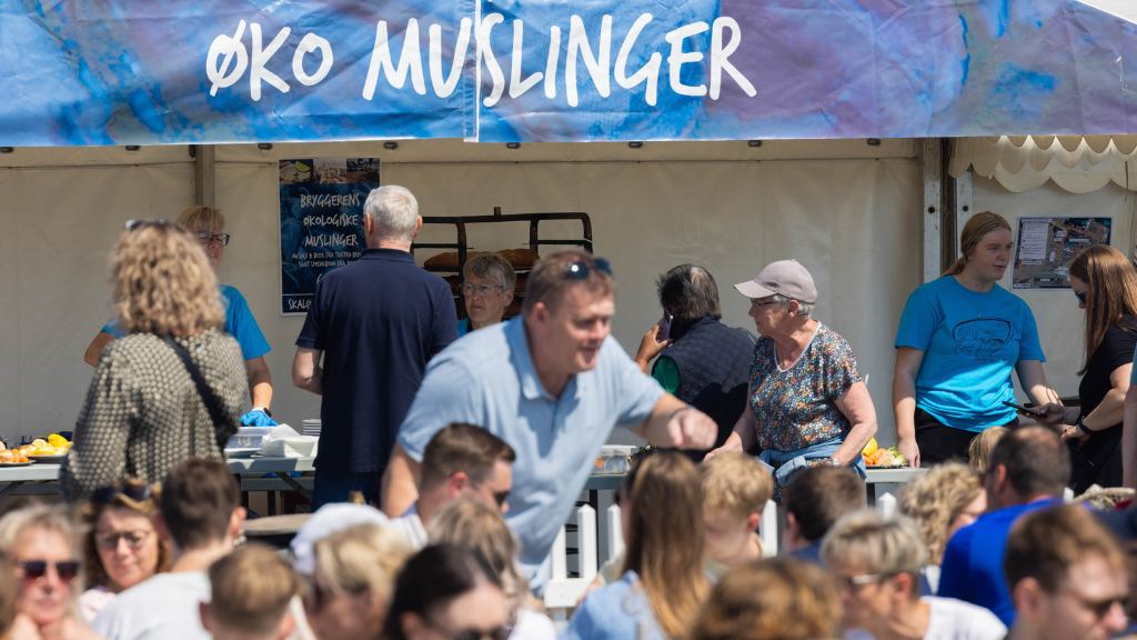 Yearly Shellfish Festival at the island Mors