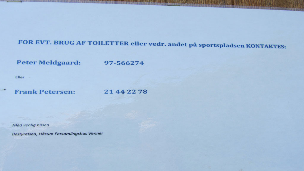 Håsum Shelter Site Skive