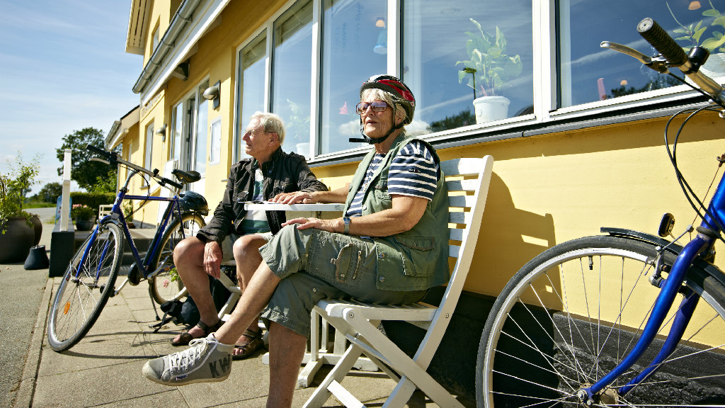Bicycle routes on Fur