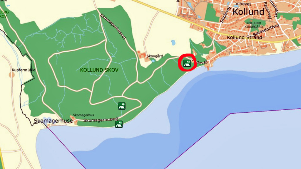 Kollund Skov - Shelter site