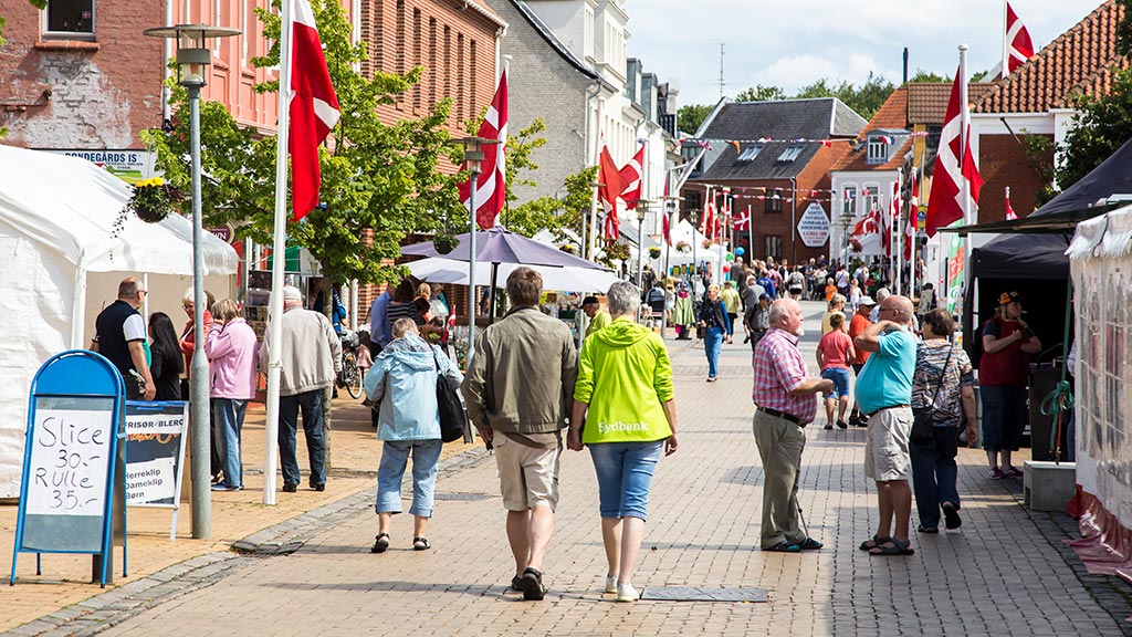 Town festival and market days in Gråsten