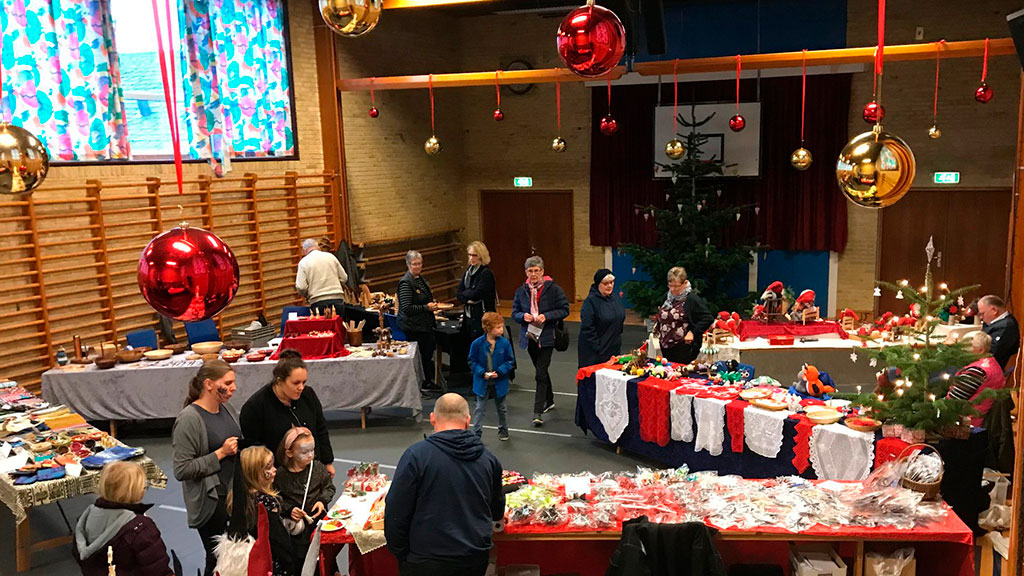 Christmas market at Oksbøl Friskole