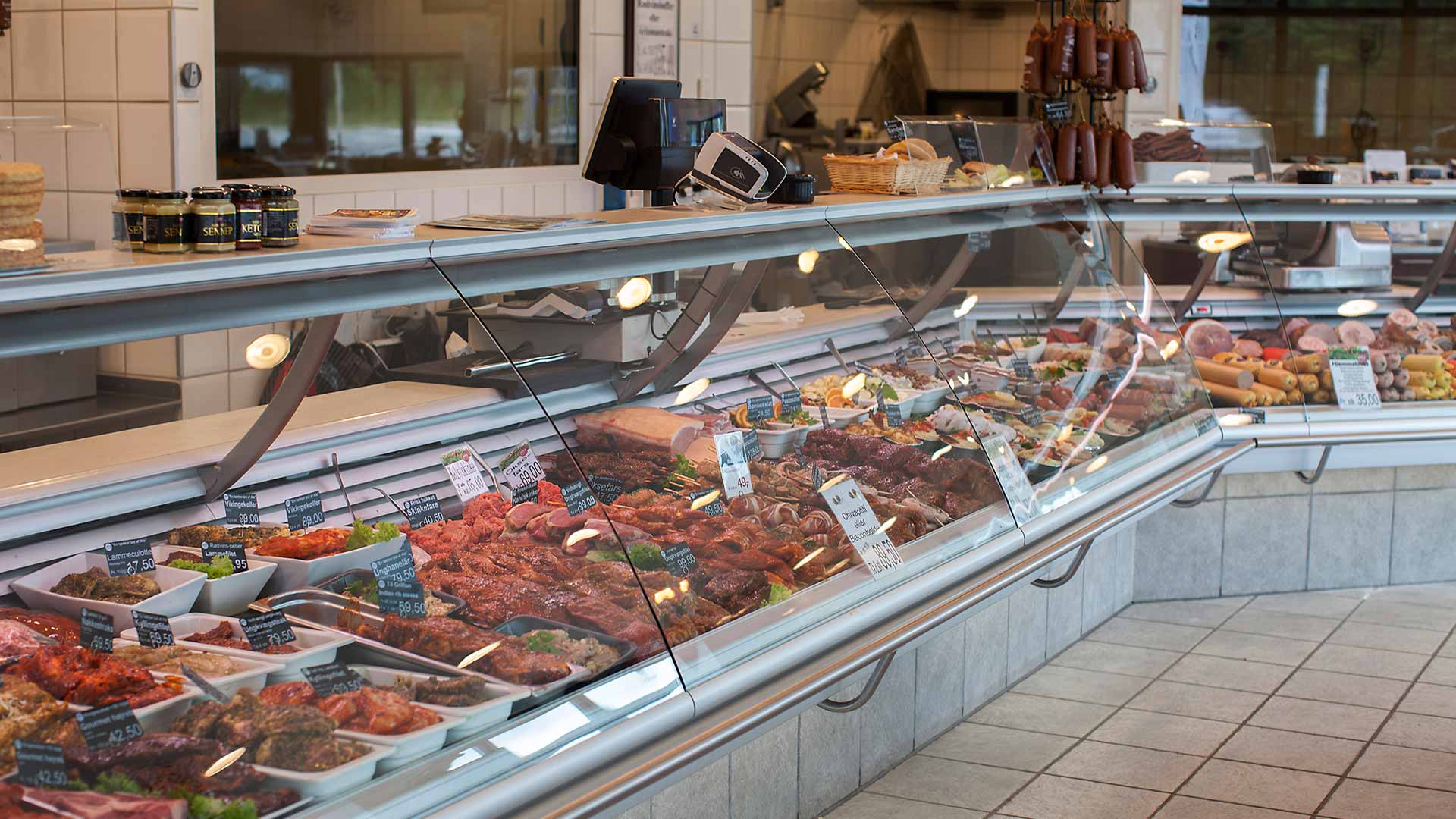 Butcher Slagter Nielsen in Langesø on the island of Als