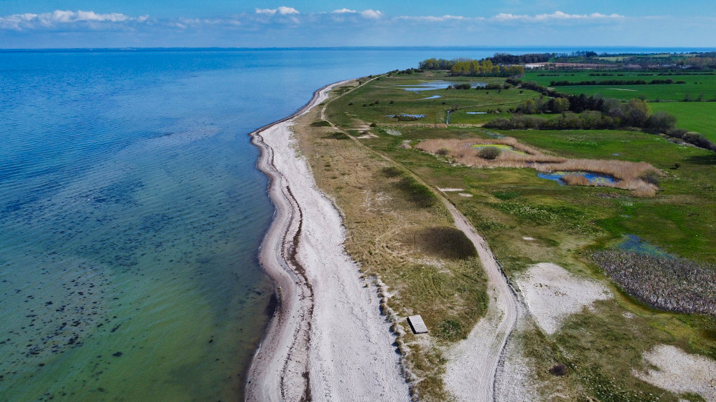 Købingsmark Strand bei Wohnmobilstellplatz Als