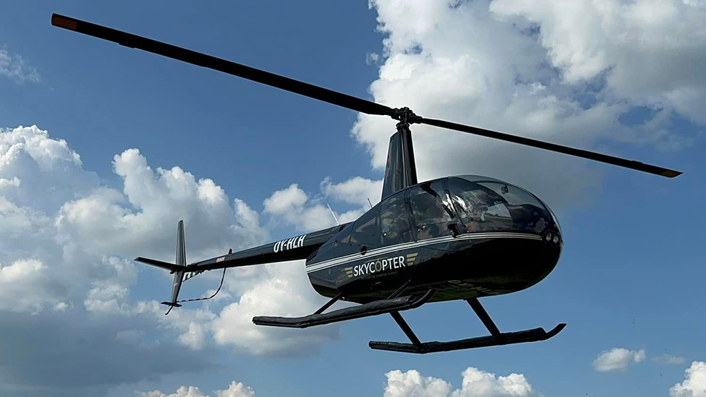 Sightseeing flights over the island of Als with SkyCopter.dk