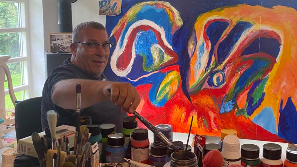 Thomas Eje from Galleri Eje on the island of Als