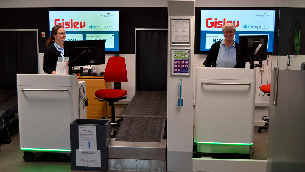 Checkin at Sønderborg Airport