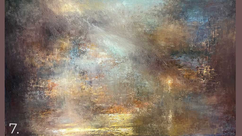 Painting by Dea Enna - it's getting lighter