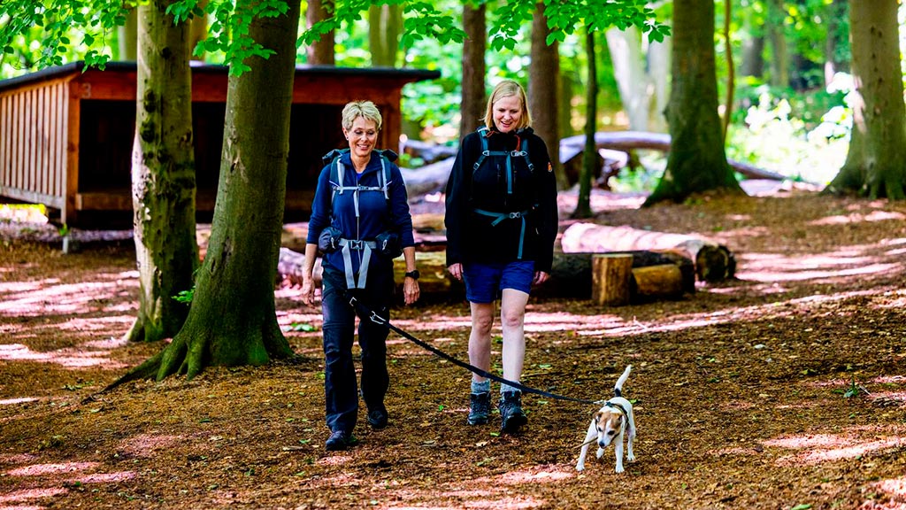 På tur ad Gendarmstien ved Kollund uden bagage