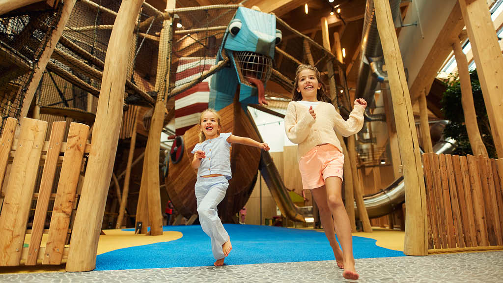 Active holiday at Center Parcs Nordborg Resort on the island of Als in Southern Jutland, Denmark