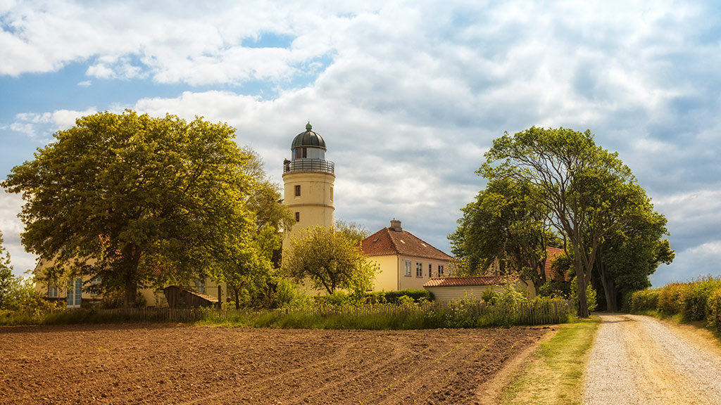 The lighthouse, Kegnæs Fyr in Sønderjylland