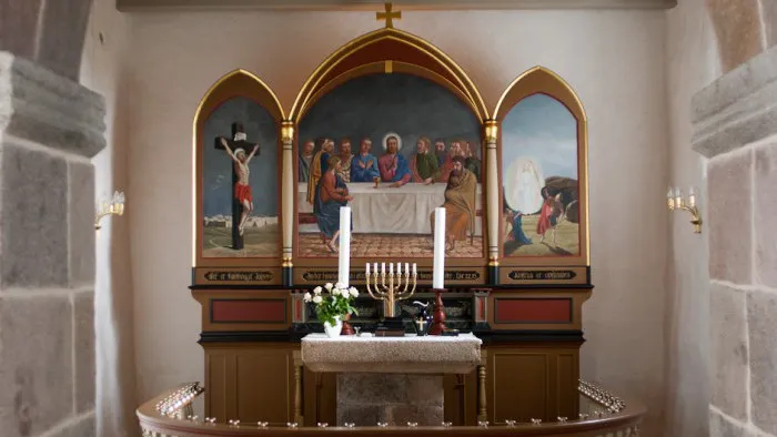 Østerild Kirke - Altertavle