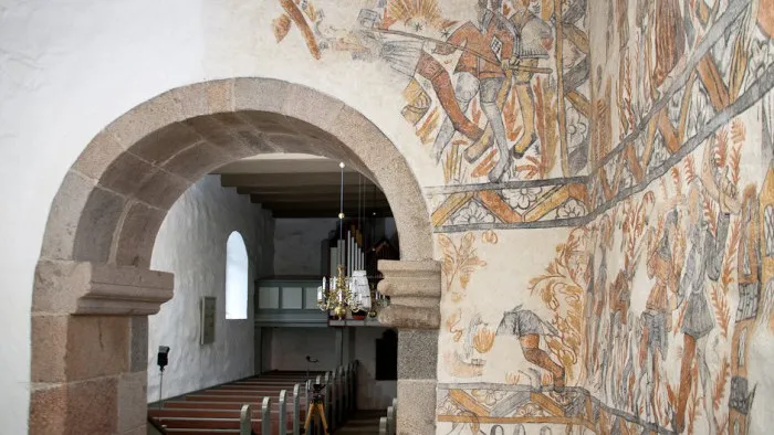 Hassing Kirke - Kalkmaleri