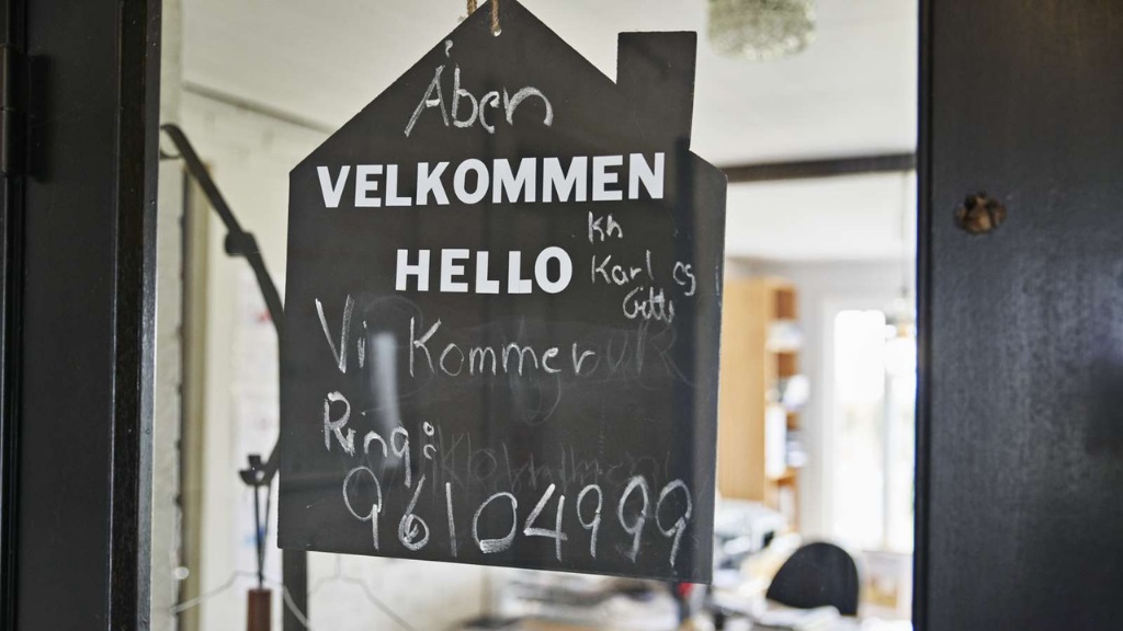 Agger Hostel - Velkomstskilt