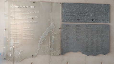 Nationalparkcenter Thy - Informationshus Nørre Vorupør - Informationstavle