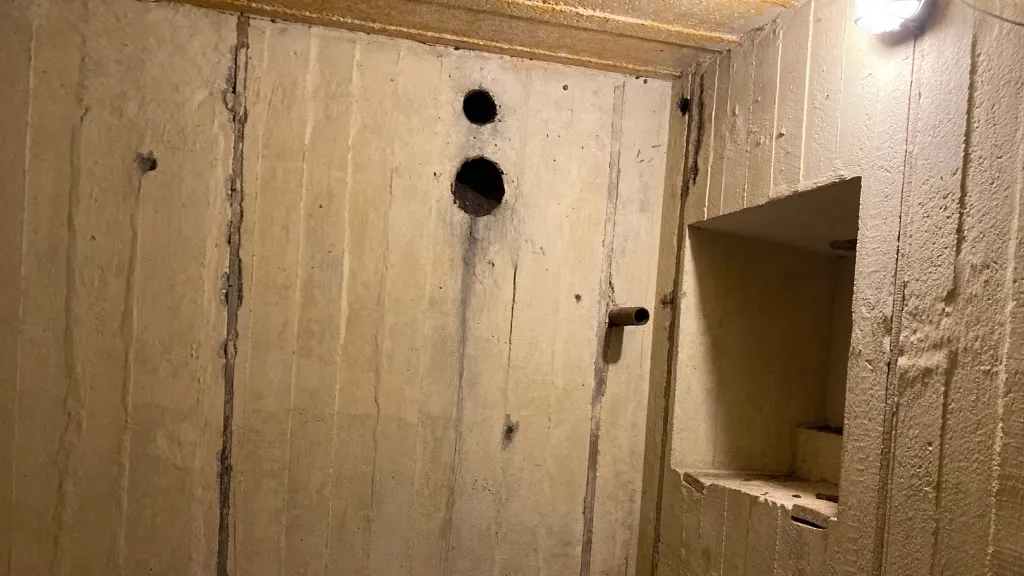 Lodbjerg Fyr - Bunker indvendigt