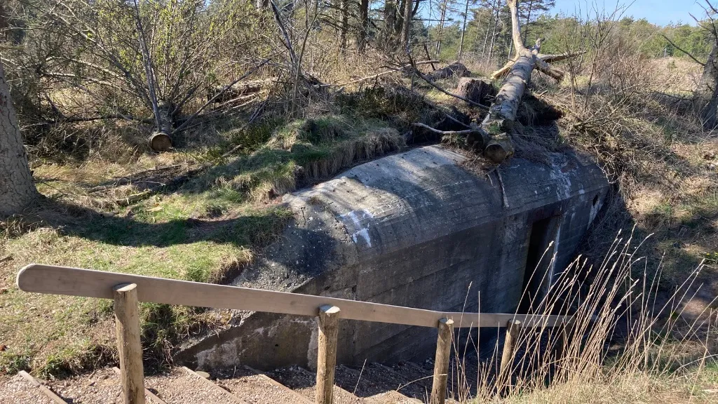 Lodbjerg Fyr - Bunker nedgang