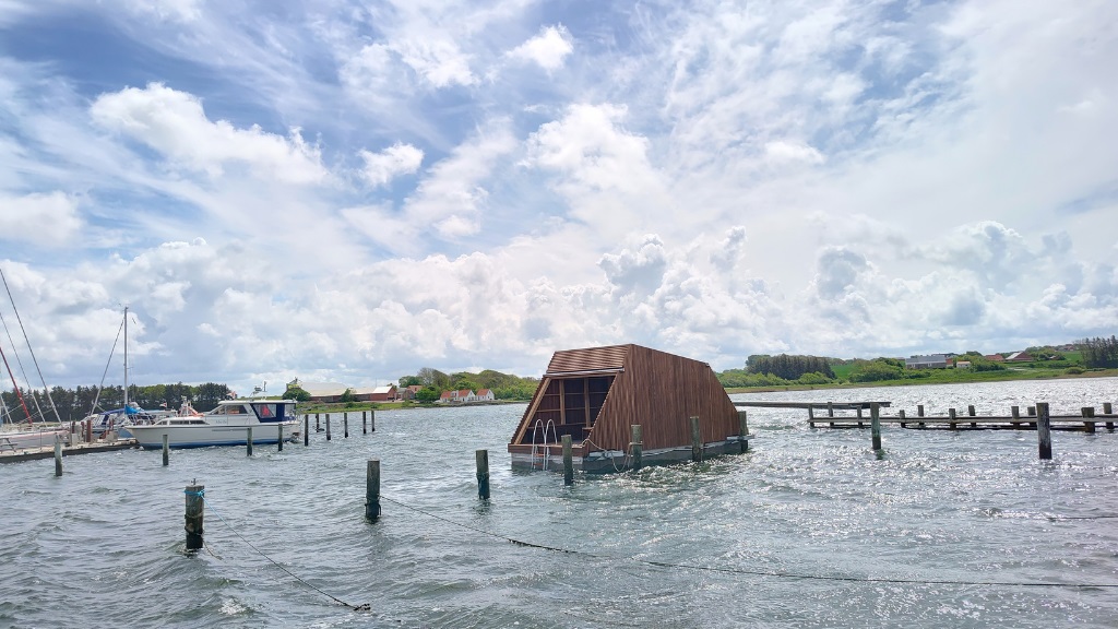 Water shelter at Doverodde Marina