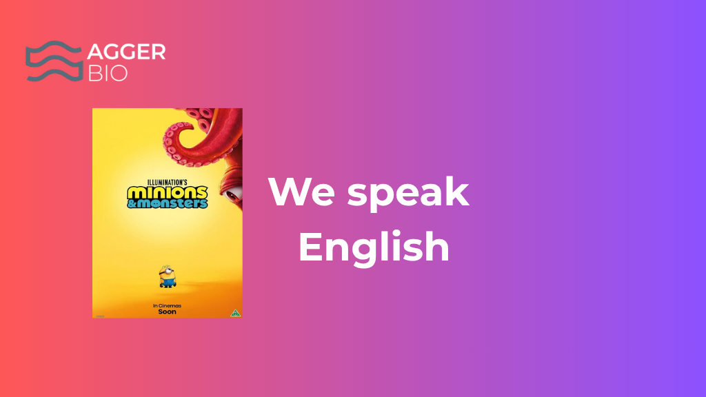 Come and experience Minions & Monsters with English audio at Agger Bio