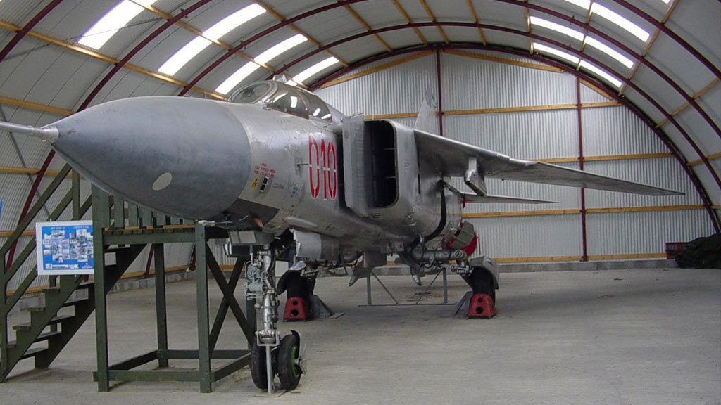 MIG 23 på Langelandsfortet