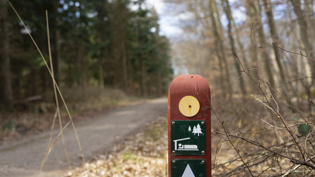 Sleep in Shelters in the forests on Nordlangeland
