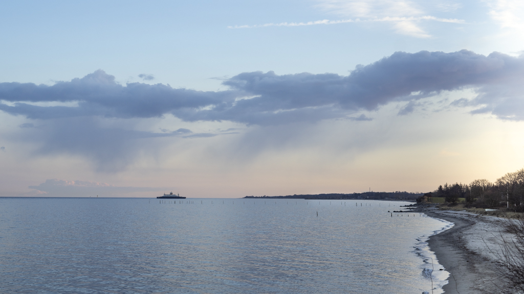 Almost 20 km hike along the coast in the Danish nature