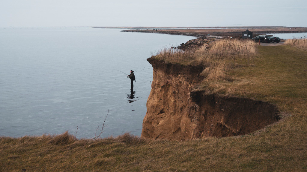 It is also possible to fish at Ristinge cliff