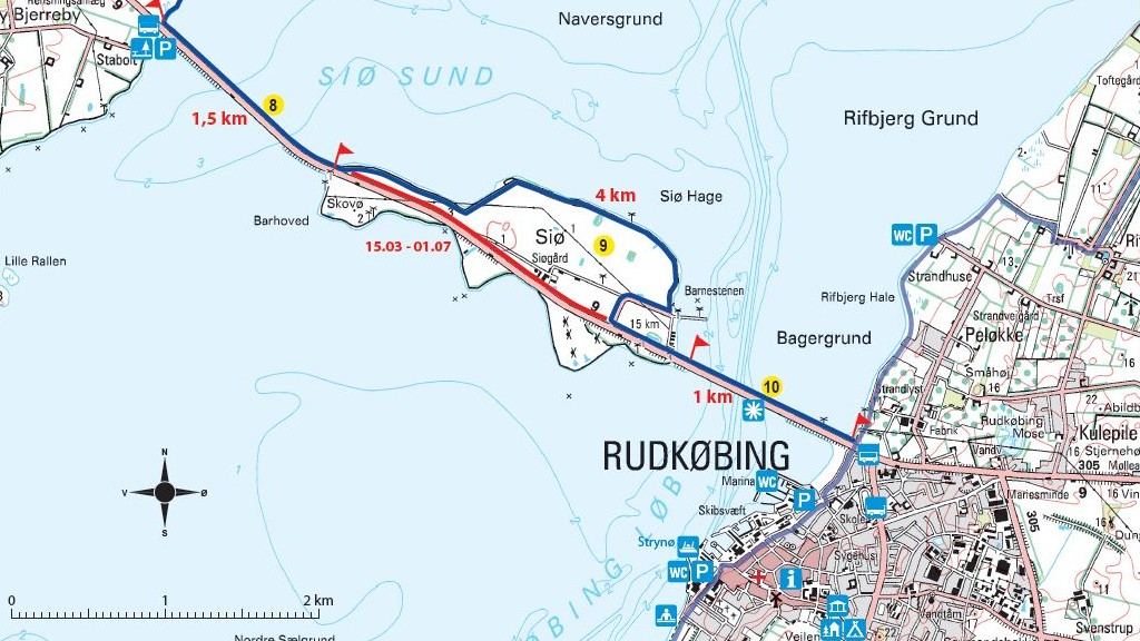 The Archipelago Trail: 5 km - Siø - Rudkøbing