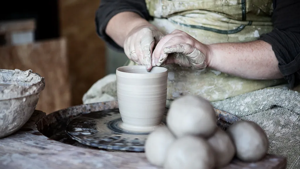 No Stress Pottery keramikværksted på Strynø