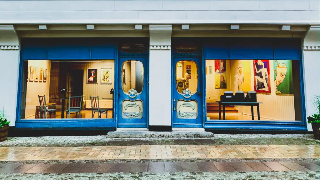 A & B GALLERIET - Art café in the centre of Rudkøbing